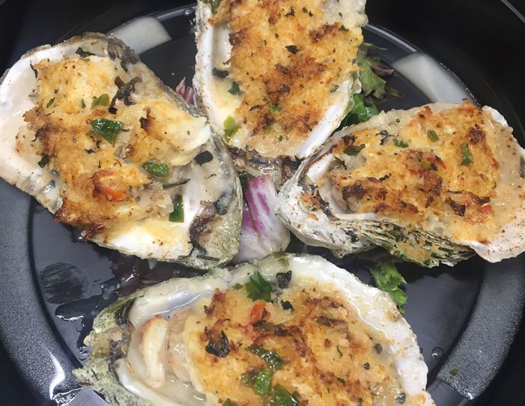 Stuffed Baked Oysters